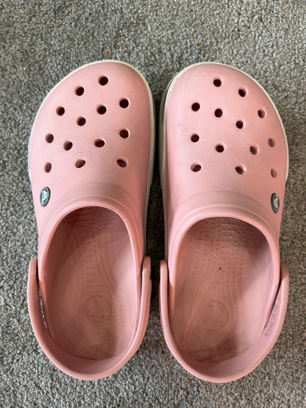 Dusty Pink Unisex Classic Crocs Men’s 7 Woman’s 9
